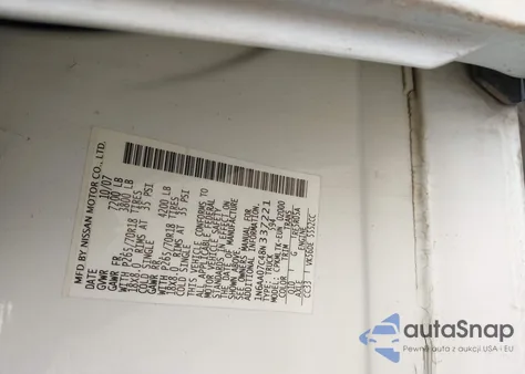 2008 Nissan Titan Le из США, поврежденный, VIN 1N6AA07C48N337221